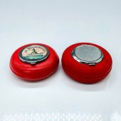 PAIR OF PURSETTE TRAVEL ASHTRA