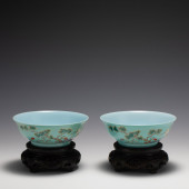 PAIR OF QING JIAQING DYANSTY F