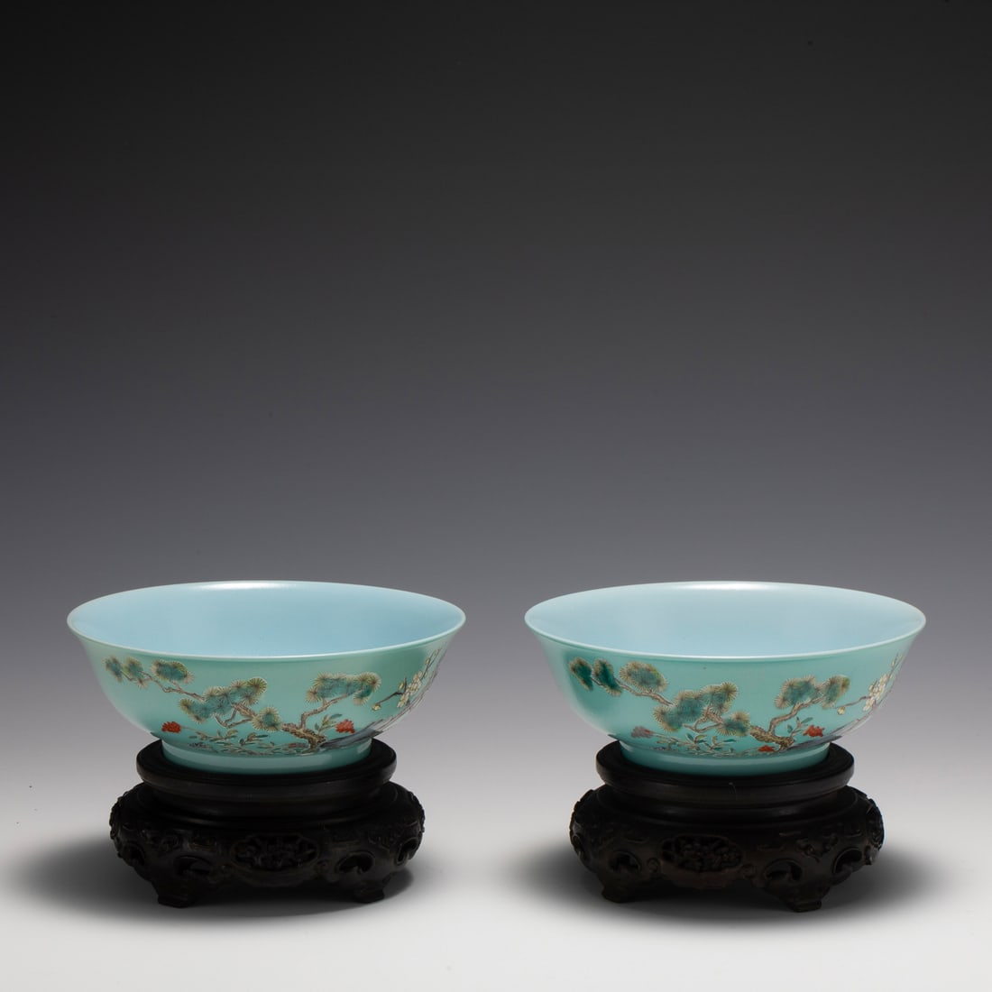 PAIR OF QING JIAQING DYANSTY