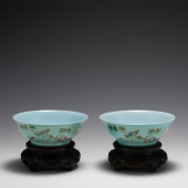 PAIR OF QING JIAQING DYANSTY F