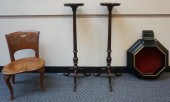 PAIR OF QUEEN ANNE STYLE MAHOG