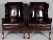 PAIR OF QUEEN ANNE STYLE BURGU
