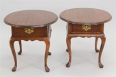 PAIR OF QUEEN ANNE STYLE MAHOG