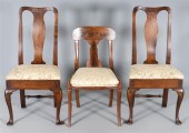 PAIR OF QUEEN ANNE STYLE MAHOG