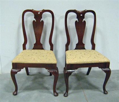 Pair of Queen Anne style chairs