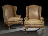 Pair of Queen Anne-Style Oak a
