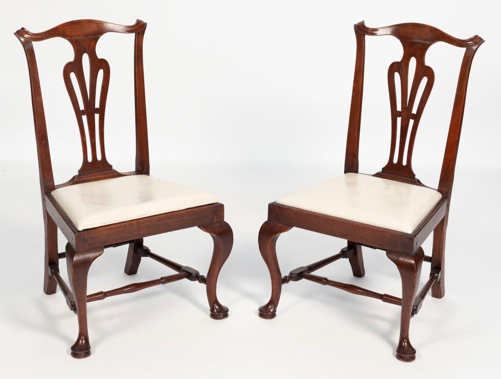 PAIR OF QUEEN ANNE TRANSITIONAL