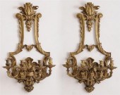 PAIR OF RÃƒâ€°GENCE STYLE GILT