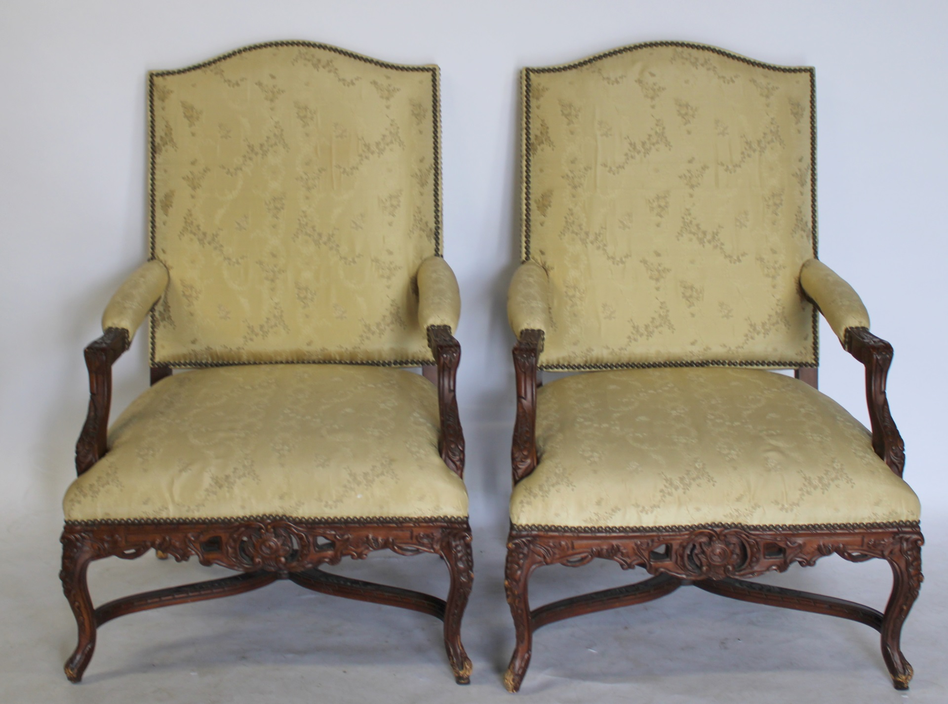 PAIR OF RALPH LAUREN UPHOLSTERED