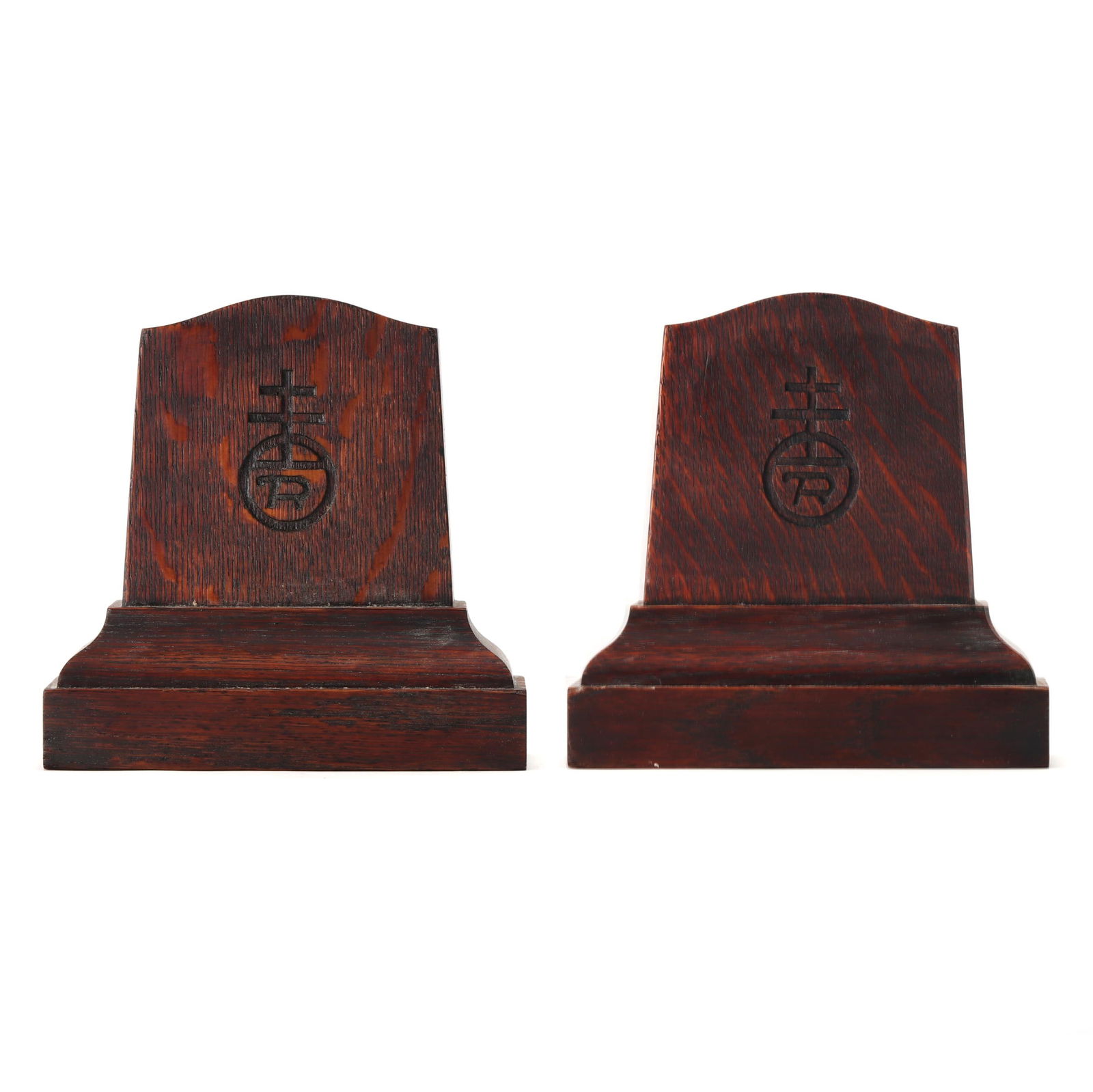 PAIR OF RARE ROYCROFT ARTS AND