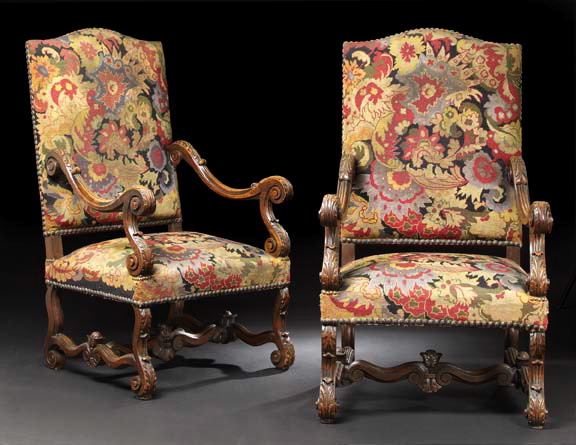 Pair of Regence-Style Carved