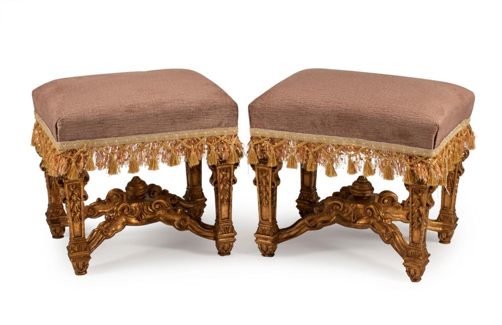 PAIR OF REGENCE-STYLE CARVED