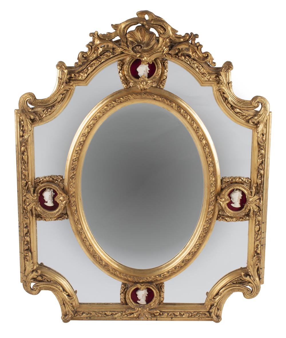 PAIR OF REGENCE-STYLE GILTWOOD
