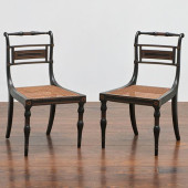 PAIR OF REGENCY INALID MAHOGAN