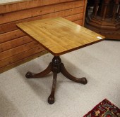 PAIR OF REGENCY MAHOGANY TILT-
