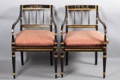 PAIR OF REGENCY PARCEL-GILT EB