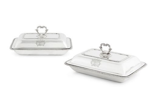 PAIR OF REGENCY STERLING SILVER