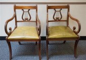 PAIR OF REGENCY STYLE BRASS IN