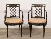 PAIR OF REGENCY STYLE CHINOISE