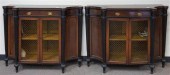 PAIR OF REGENCY STYLE EBONIZED
