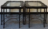 PAIR OF REGENCY STYLE EBONIZED