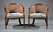 PAIR OF REGENCY-STYLE FRUITWOO