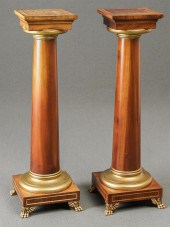 PAIR OF REGENCY STYLE GILT DEC
