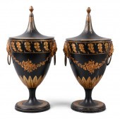 PAIR OF REGENCY STYLE GILT-DEC
