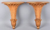 PAIR OF REGENCY STYLE GILTWOOD