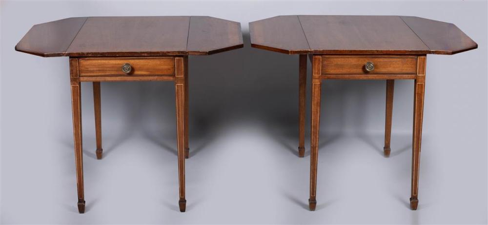 PAIR OF REGENCY STYLE INLAID
