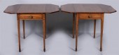 PAIR OF REGENCY STYLE INLAID M