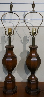 PAIR OF REGENCY STYLE 'KNOB CR