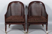 PAIR OF REGENCY STYLE MAHOGANY