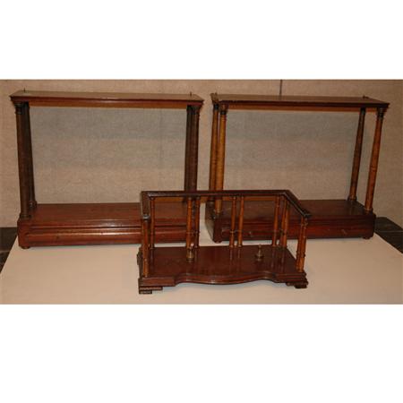 Pair of Regency Style Mahogany