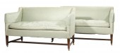 PAIR OF REGENCY-STYLE MAHOGANY