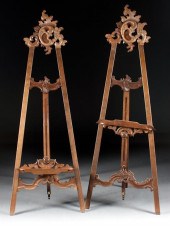Pair of Regency style painted