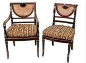 PAIR OF REGENCY STYLE PAINTED