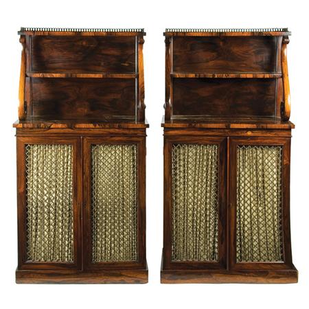 Pair of Regency Style Rosewood