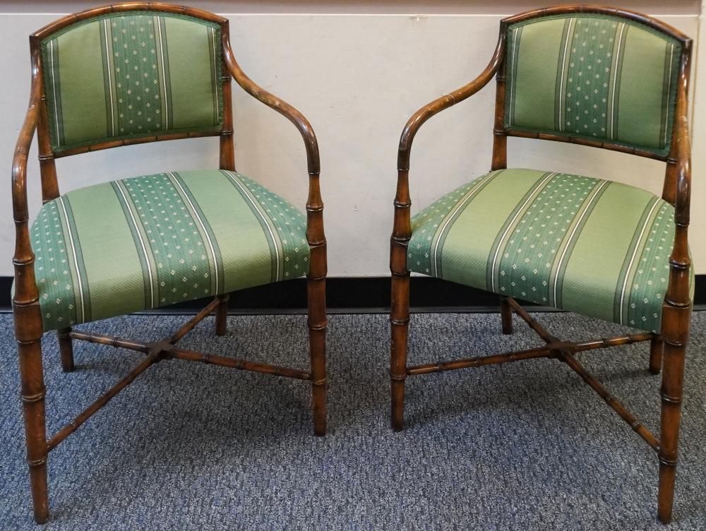 PAIR OF REGENCY STYLE SIMULATED