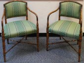 PAIR OF REGENCY STYLE SIMULATE