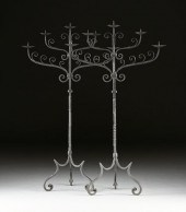 PAIR OF RENAISSANCE STYLE BLAC
