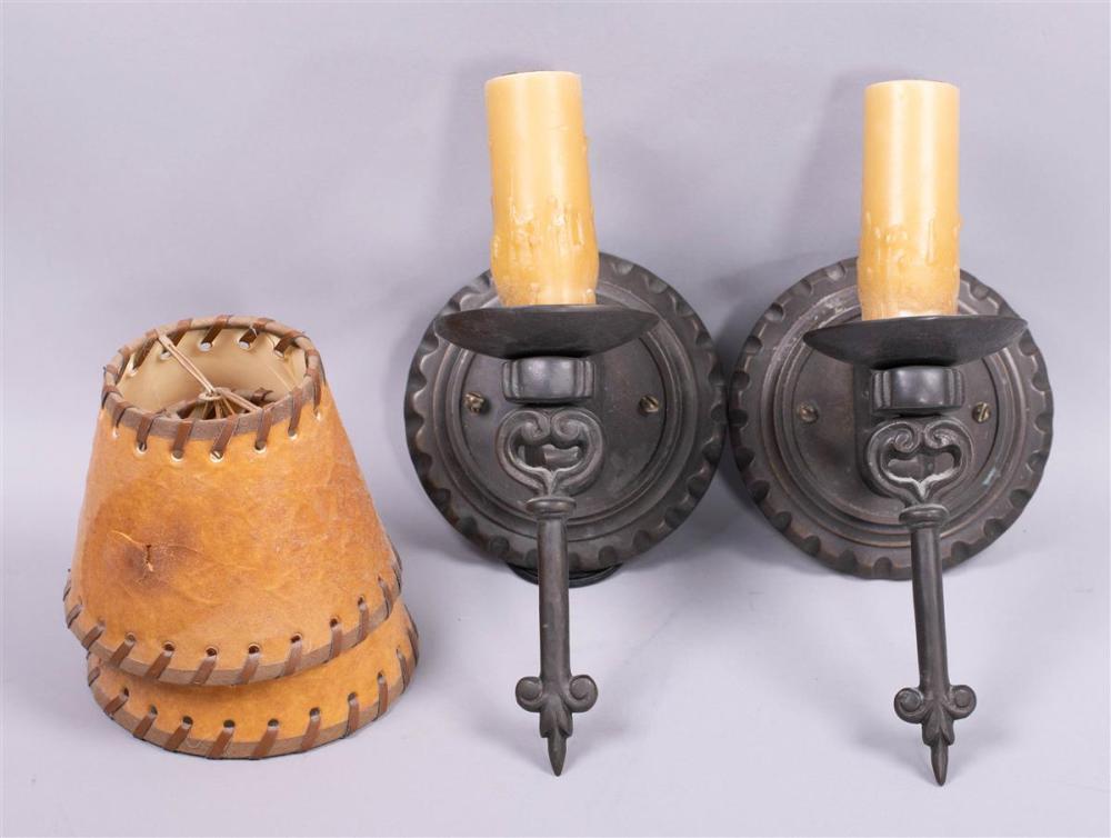 PAIR OF RENAISSANCE STYLE METAL