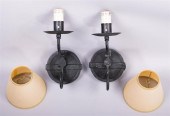 PAIR OF RENAISSANCE STYLE WROU