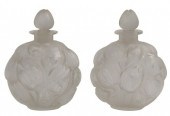 PAIR OF RENE LALIQUE "JAYTHO"