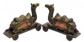 PAIR OF REPRODUCTION SEATED CA