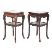 PAIR OF REPUBLIC OF CHINA MARB