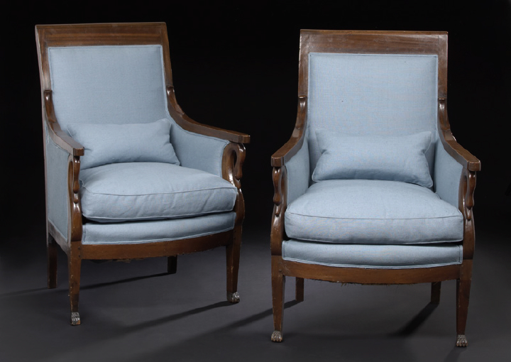 Pair of Restauration Mahogany