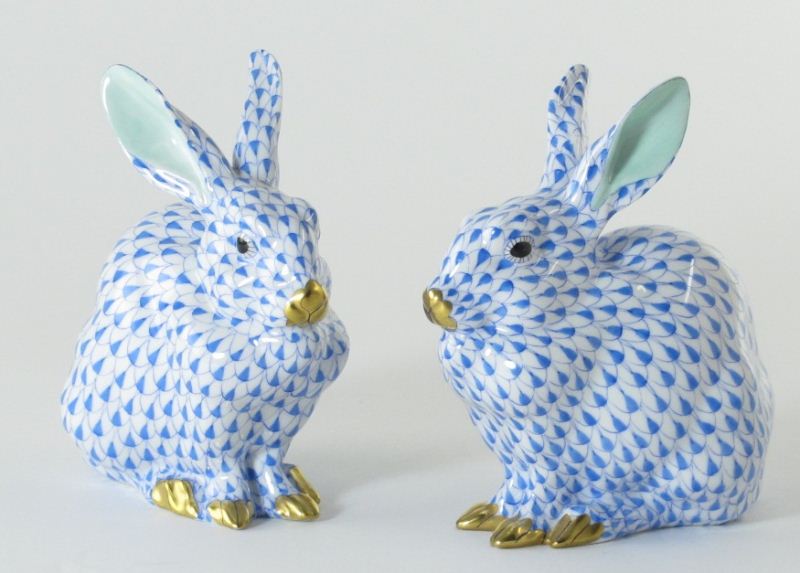 Pair of Resting Herend