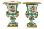 PAIR OF RICHARD GINORI PORCELA