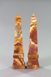 Pair of Richly Figured Polishe